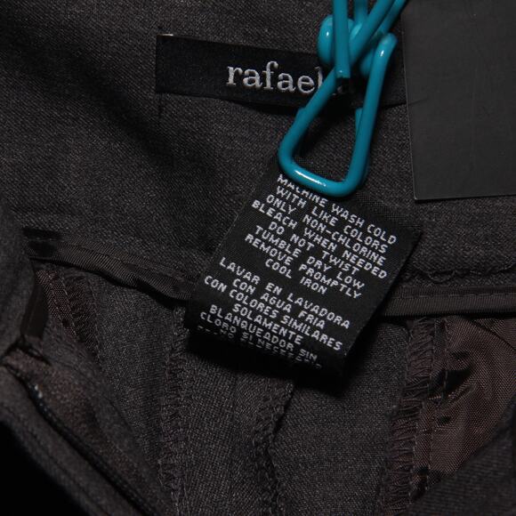 NEW Rafaella Gray Stretch Gabardine Pants Size 12 Curvy fit - Picture 8 of 10